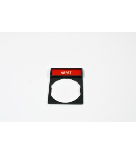 HARMONY - PORTE-ETIQUETTE 30X40 + ETIQUETTE ARRET 8X27 - ZBY2104