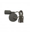 Suspension câble 2m - E27 - gris