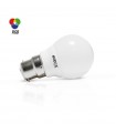Ampoule LED bulbe RGB B22 2W 230Vac