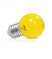 Ampoule LED bulbe jaune E27 1W 230Vac