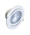 Spot plafond rond blanc 18W 3000°K 1400Lm