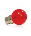 Ampoule LED bulbe rouge B22 1W 230Vac