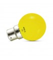 Ampoule LED bulbe jaune B22 1W 230Vac