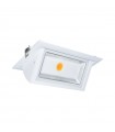 Spot plafond rectang blanc 40W 4000°K 3600Lm