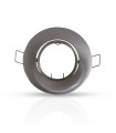 Support de spot rond argent diamètre 92 m