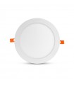 Luminaire de plafond 18W IP54 1540Lm rond blanc