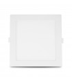 Luminaire de plafond 15W IP44 1350Lm carré blc