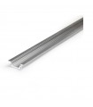 PROFILE LED RAINURE 2000MM ALU BRUT 14,4MM - COLIS DE 10