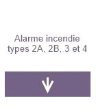 Alarmes incendie types 2A, 2B, 3 et 4 déclencheurs