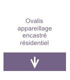 Ovalis appareillage encastré résidentiel