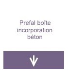 Prefal boites incorporation béton