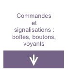 Commandes et signalisations : boites, boutons, voyants