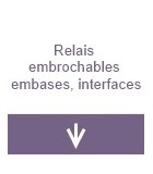 Relais embrochables embase et interfaces