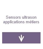 Sensors ultrasons applications métiers