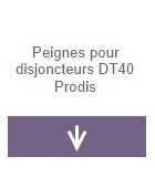 Peignes pour disjoncteurs DT40 Prodis